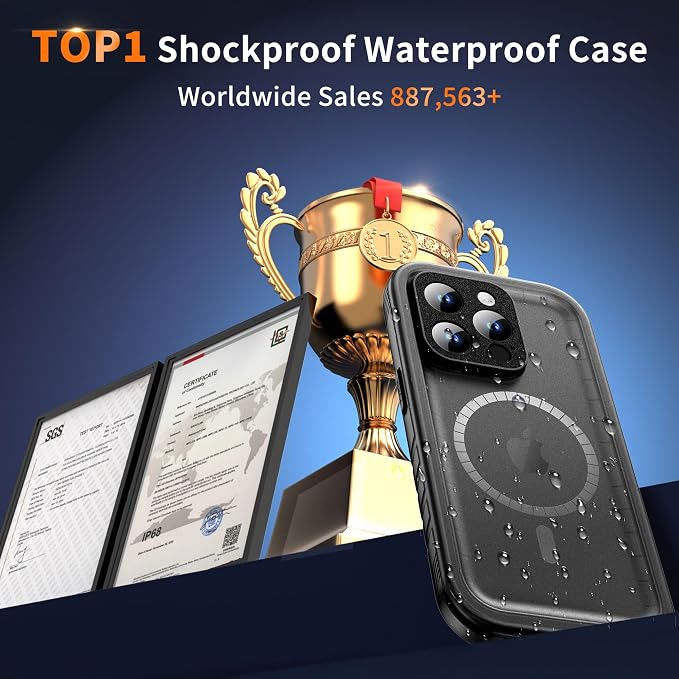 Cozycase for iPhone 13 Pro Waterproof Shockproof Dust Proof Case - Image 9