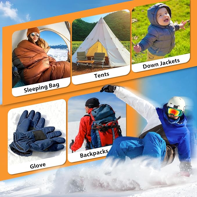Down Jacket Repair Patch Kit, Outdoor Gear Tenacious Repair Tape, Self Adhesive - Image 7