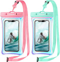 CACOE Universal Waterproof Phone case 2 Pcs-Up to 7.0", Phone Pouch by CACOE
