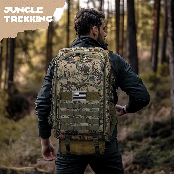 Maelstrom Tactical Backpack for Men, Water Resistant 40L Military Backpack - Image 6