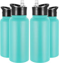VEGOND 32 oz Insulated Water Bottle Bulk Stainless Steel Metal Water Bottles by VEGOND