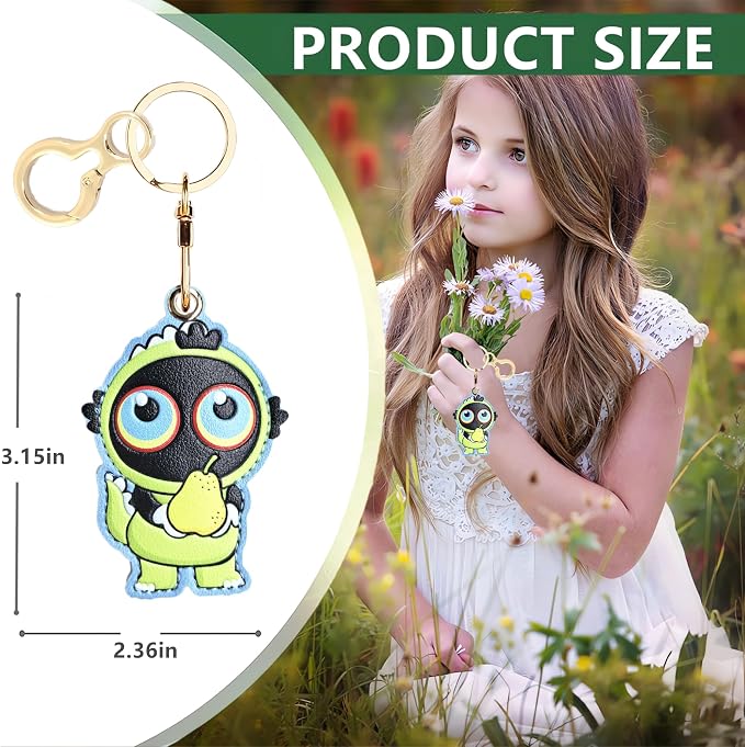 Leather Keychain Holder Case Compatible - Image 2