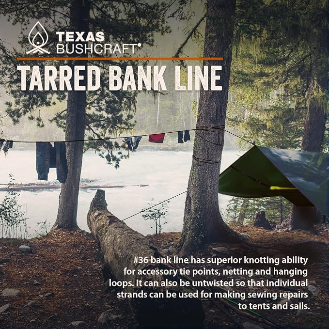 Texas Bushcraft Tarred Bank Line Twine - Image 9