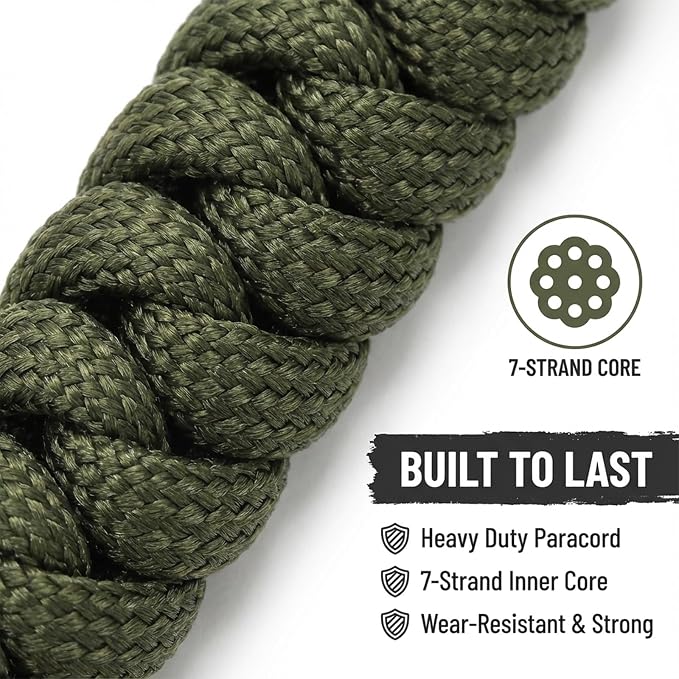 10 Pieces Paracord Zipper Pull Replacement Zipper Pulls Tab 4" Keychain - Image 3