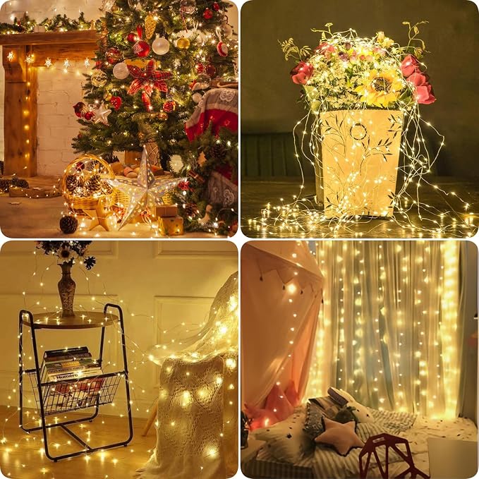 24 Pack Fairy Lights Battery Operated 7 Feet 20 Led Christmas Twinkle String - Image 2