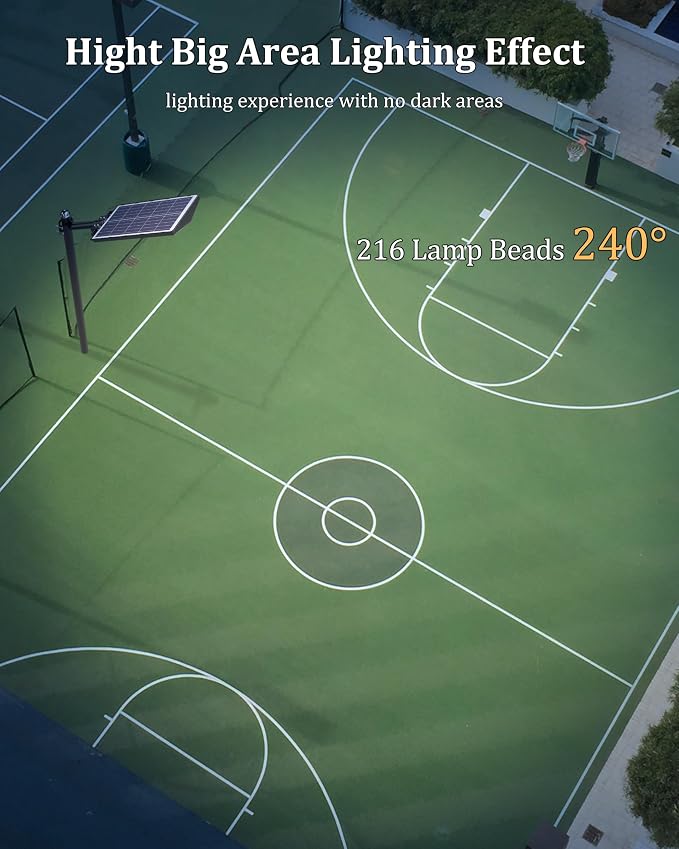 Ofuray Of-9800W Solar Street Lights Outdoor, Solar Security Flood Lights - Image 6