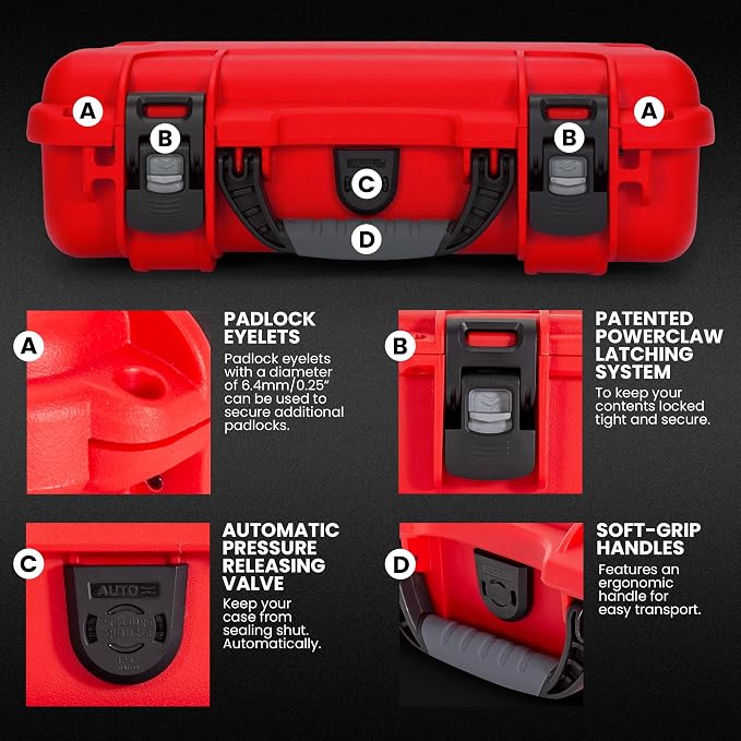 NANUK 910 Waterproof First Aid Kit 146pcs – Durable, Pre-Stocked First Aid - Image 5