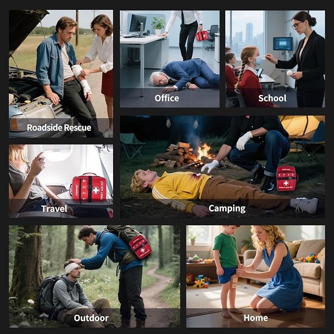 520 Pieces Premium First Aid Kit - Image 7