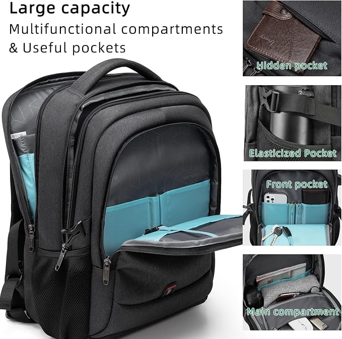 DUSLANG 17 Inch Laptop Backpack - Image 4