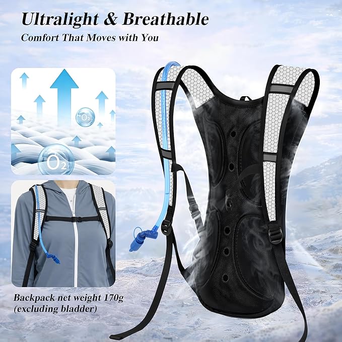 2 Pack Hydration Backpack Pack - Image 3