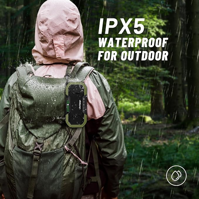 Emergency Radio Waterproof Bluetooth Speaker, Portable AM FM Radio - Image 4