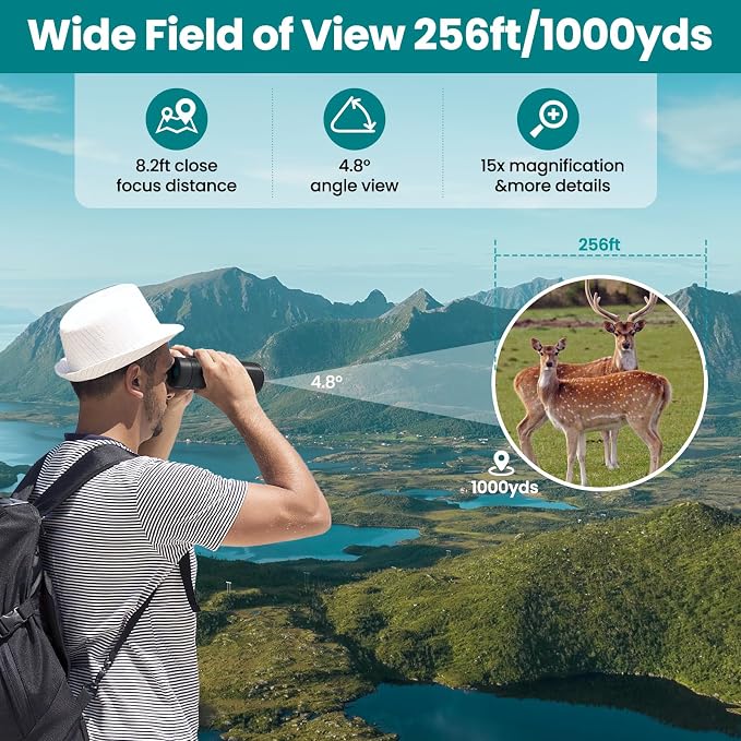 15X45 Professional HD Binoculars - Image 5