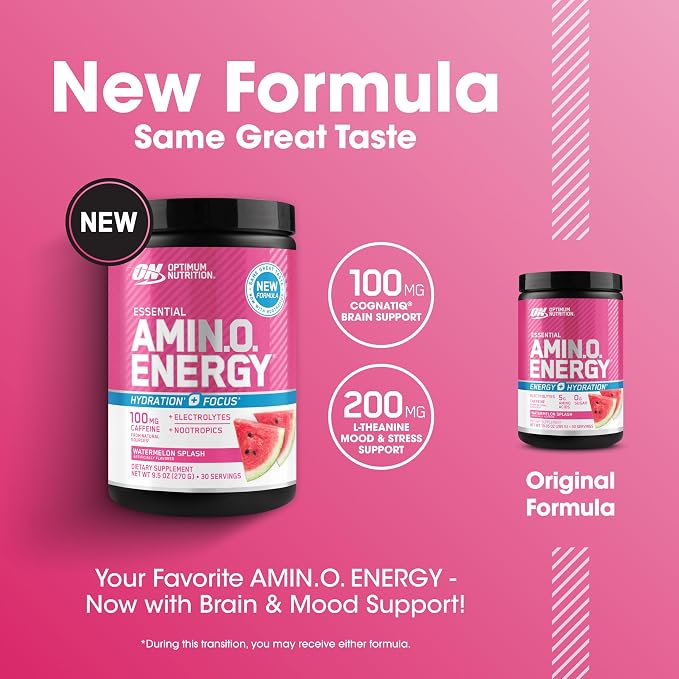 Optimum Nutrition Amino Energy Powder Plus Focus, - Image 7