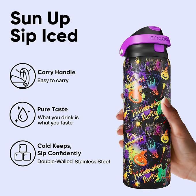 Encool SwiftSip Insulated Stainless Steel Water Bottle - Image 4