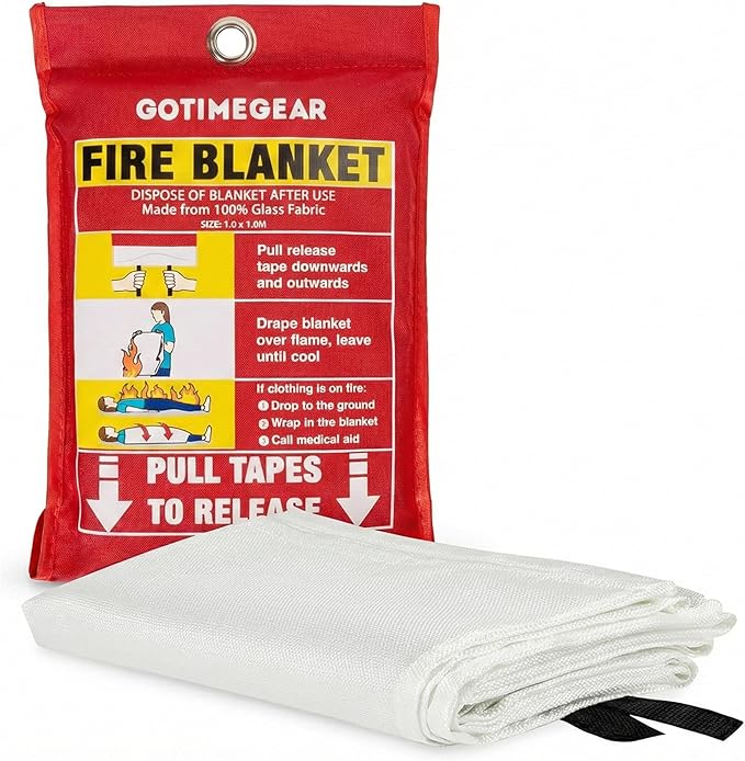 Go Time Gear Emergency Fire Blanket by GOTIMEGEAR
