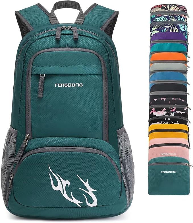FENGDONG 35L Lightweight Foldable Waterproof Packable Travel Small Hiking by FENGDONG