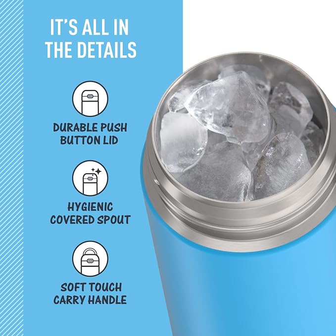 THERMOS FUNTAINER 16 Ounce Stainless Steel Vacuum Insulated Bottle - Image 4