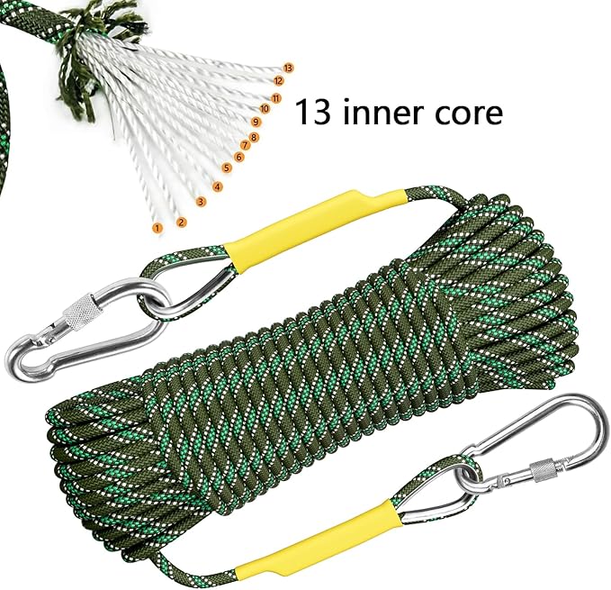 X XBEN Outdoor Climbing Rope 10M 20M 30M 50M 70M 152M 352M Static Rock Climbing - Image 2