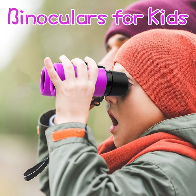 Scotamalone Kids Binoculars Shock Proof Toy Binoculars Set - Image 4