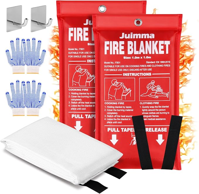 Juimma Fire Blanket for Home and Kitchen by Juimma