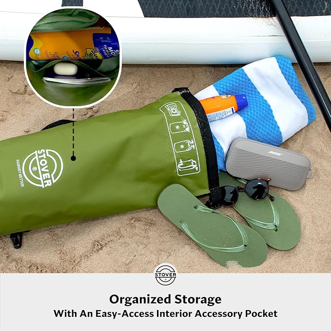 STOVER 5/10/25/30/40/55L Waterproof Dry Bag- Roll-Top Backpack w/Phone Case- - Image 4