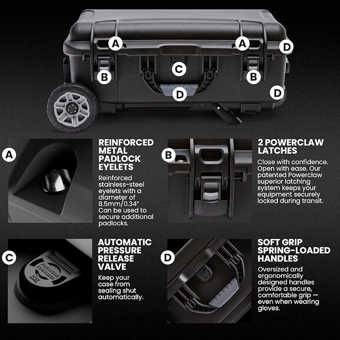 NANUK Trail 30 – 28.5L Waterproof Storage Box – Wheeled and Modular Cargo Case - Image 3