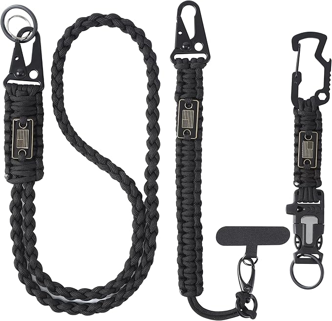 Heavy Duty Braided Paracord Lanyard by Unknown