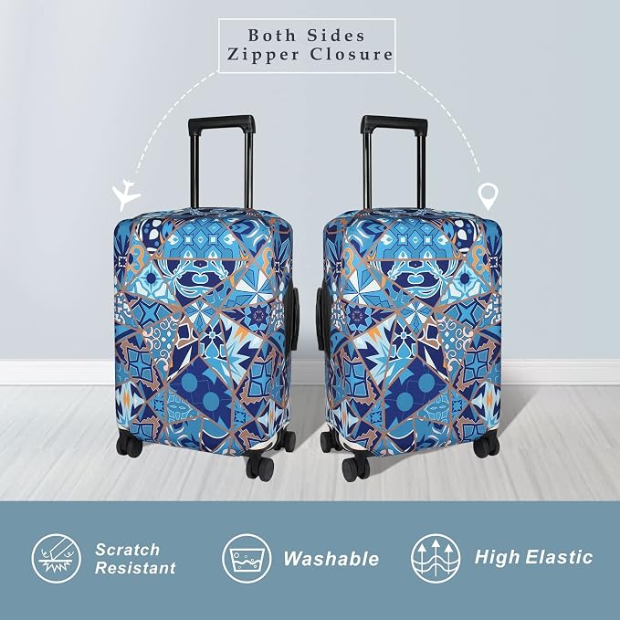 Explore Land Travel Luggage Cover Suitcase Protector Fits 27-30 Inch Case - Image 2