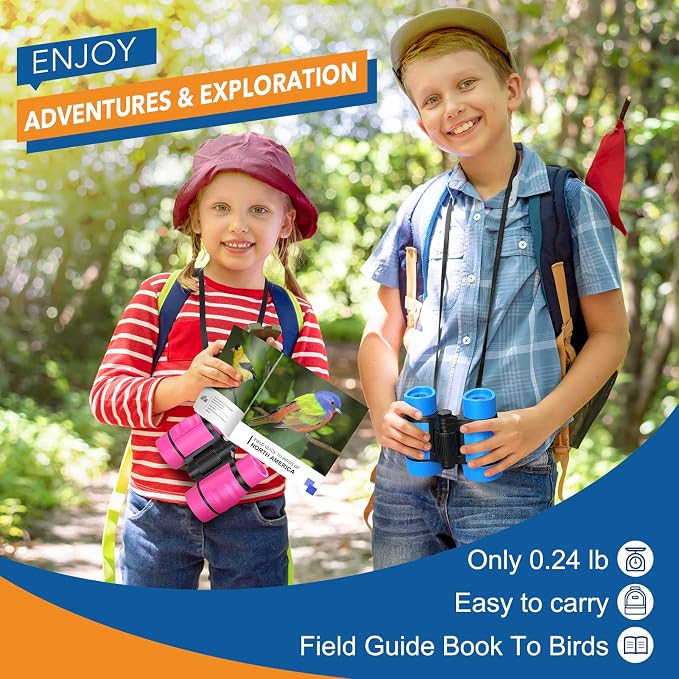 Toys for 3-7 Year Old Boys: LET'S GO! Binoculars for Kids - Image 2