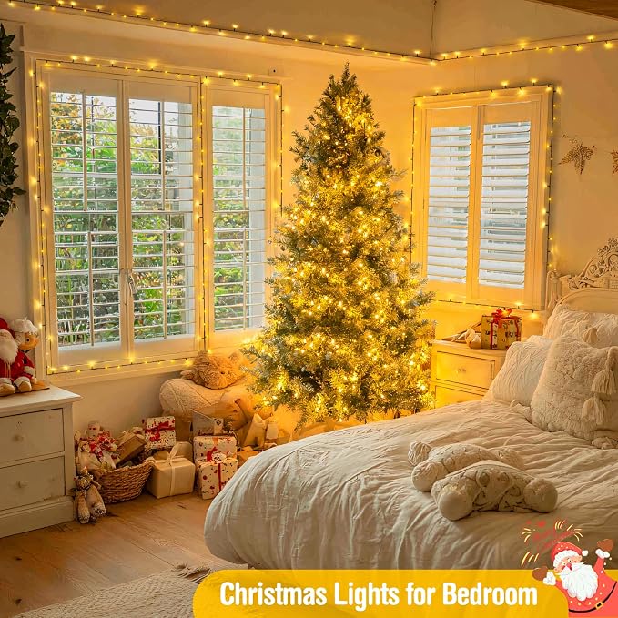 JMEXSUSS 229ft 700 LED Christmas Lights Outdoor, Christmas Tree Lights Plug in - Image 7