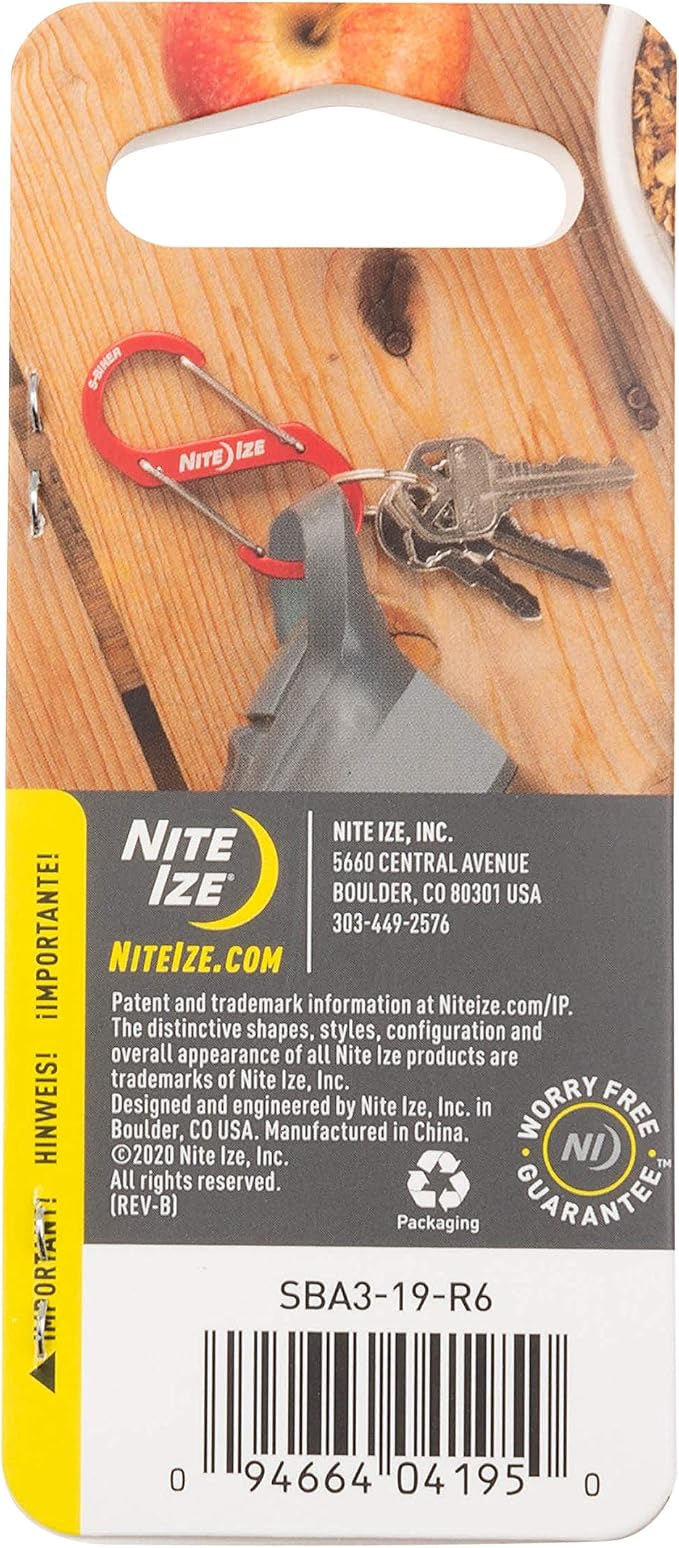 Nite IZE S-Biner Dual Carabiner Aluminum - Image 7