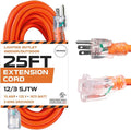 IRON FORGE CABLE 12 Gauge Extension Cord 25 Ft Lighted End by IronForgeCable