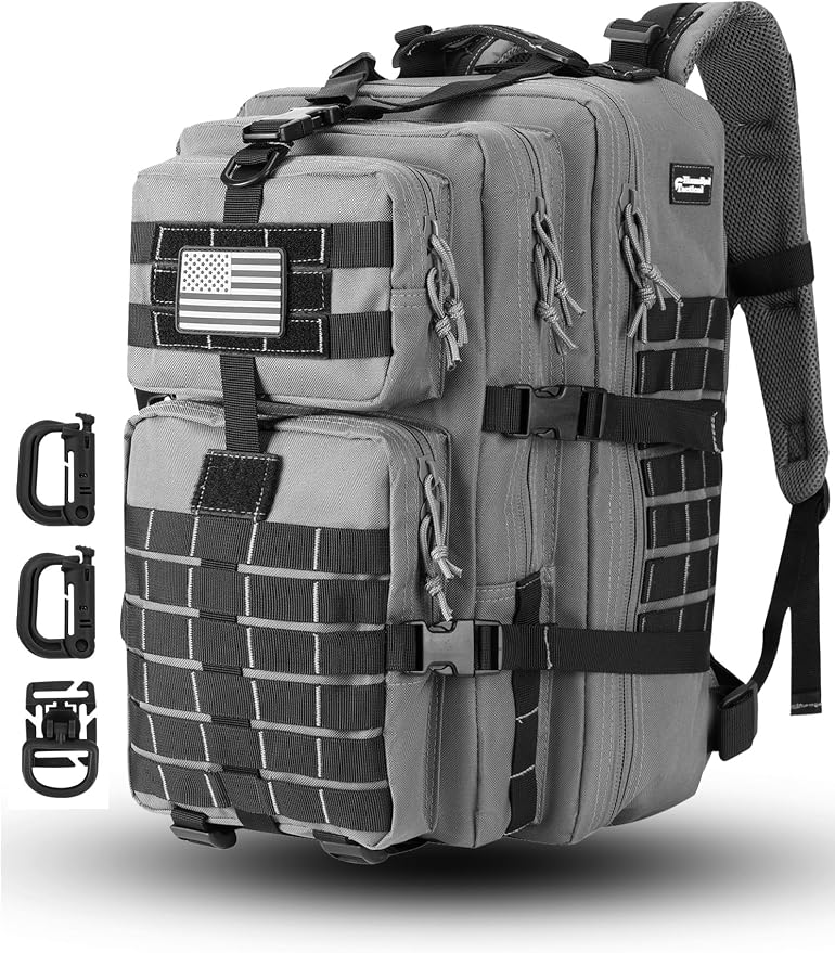 Hannibal Tactical MOLLE Assault Backpack, Tactical Backpack Military Army by HannibalTactical