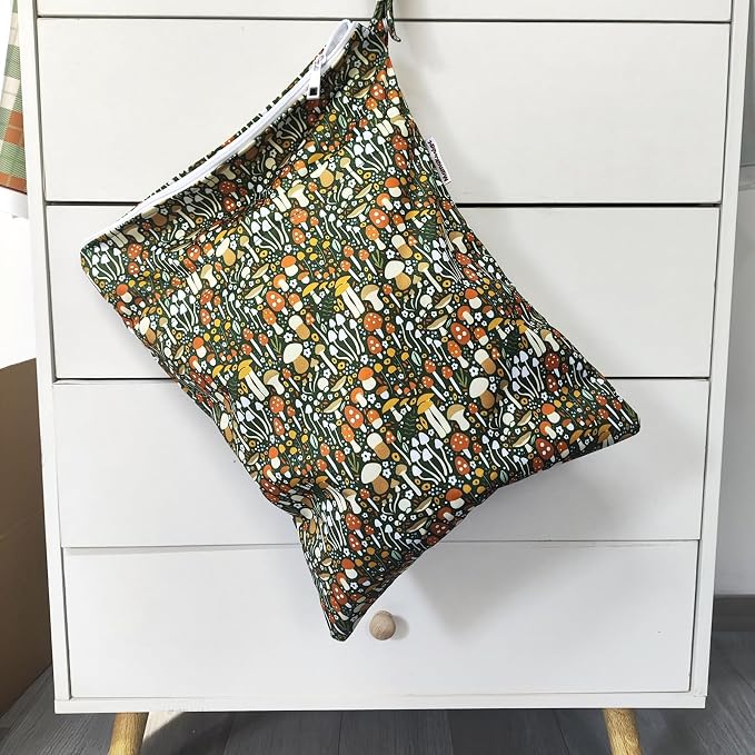 Mama Koala Wet Dry Bags, Portable Washable Reusable Baby Cloth Diapers Bags - Image 4