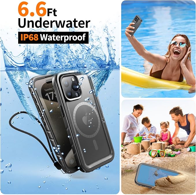 Cozycase for iPhone 14 Pro Max Waterproof Shockproof Dustproof Case - Image 3