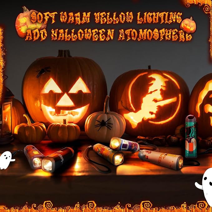 EverBrite 6-Pack LED Flashlights Halloween Gifts, Mini Flash Lights Handheld - Image 8