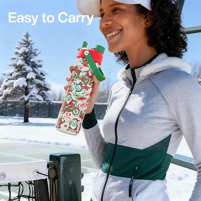 ENCOOL Christmas Insulated Water Bottle - Image 5