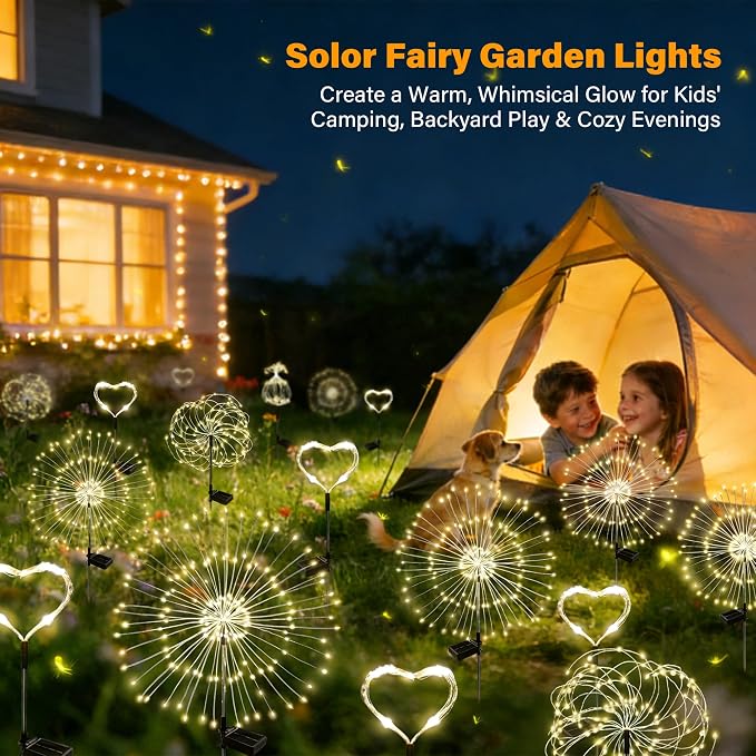 Solar Garden Lights Outdoor Decor Waterproof, Fairy Lights Solar Powered - Image 8