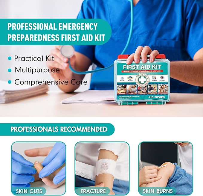 General Medi 110 Pieces Small First Aid Kit - Image 5