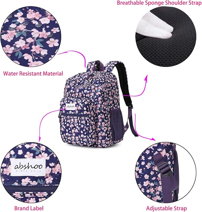 abshoo Classical Basic Travel Backpack - Image 3