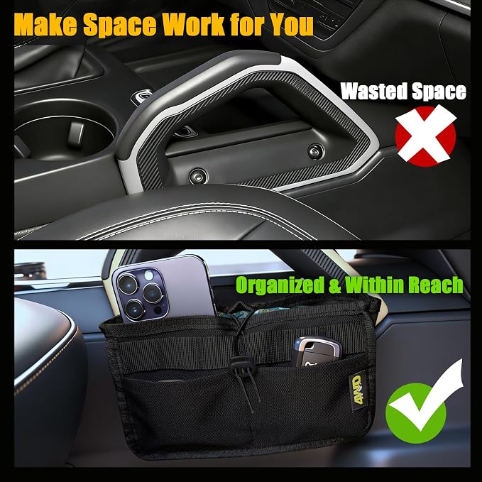 Seat Back Storage Bag for Ford Bronco 2021-2025, MOLLE Tactical Organizer for - Image 6
