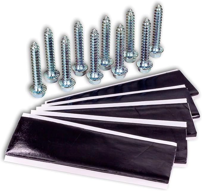 SatelliteSale Universal Roof Patch Kit 10x Zinc Plated Lag Bolts and 5X Mastic by SatelliteSale