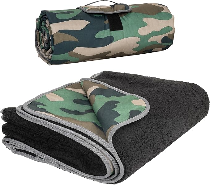 Tirrinia Large Waterproof Outdoor Blanket, Soft Warm Windproof Stadium Blanket by Tirrinia