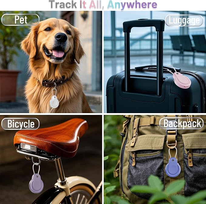 Airtag Holder, IPX8 Waterproof Keychain, Airtags Holder - Image 6