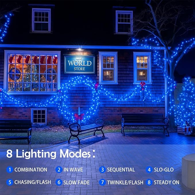Extra-Long 144FT Solar String Lights - Image 3