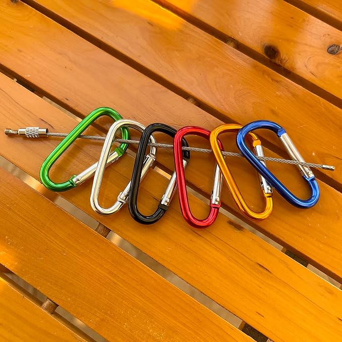 30PCS Aluminum Carabiner Clips - Image 7