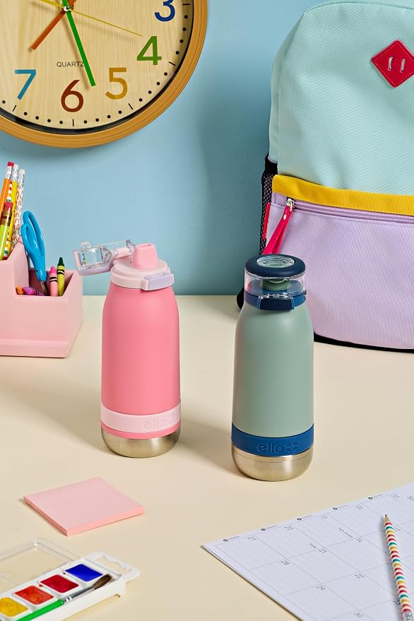 Ello Emma 14oz Vacuum Insulated Stainless Steel Kids Water Bottle - Image 2