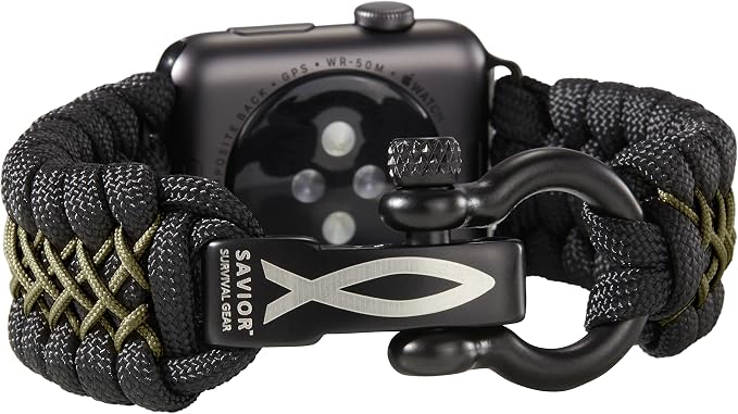 Savior Survival Gear Paracord Watch Band, Compatible by SaviorSurvivalGear