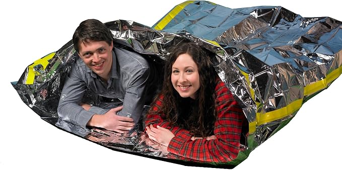 Emergency Thermal Mylar 2 Person Sleeping Bags -Ultra Compact - Image 6