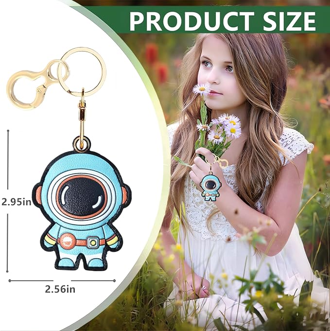 Leather Keychain Holder Case Compatible - Image 2